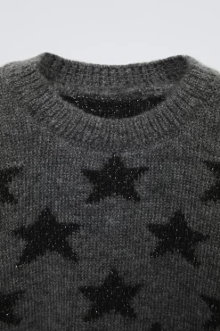 Niños ZARA 1½ - 6 Años·Punto<JERSEY PUNTO ESTRELLAS BRILLO