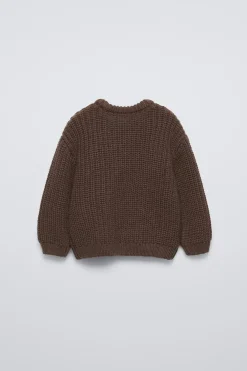 Niños ZARA 1½ - 6 Años·Punto|1½ - 6 Años·Punto<JERSEY PUNTO GRUESO BORDADOS CROCHET