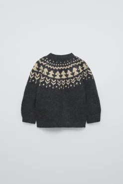 Niños ZARA 6 - 18 Meses·Conjuntos|6 - 18 Meses·Punto<JERSEY PUNTO JACQUARD