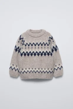 Niños ZARA 1½ - 6 Años·Punto|1½ - 6 Años·Punto<JERSEY PUNTO JACQUARD