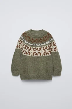 Niños ZARA 1½ - 6 Años·Punto|1½ - 6 Años·Punto<JERSEY PUNTO JACQUARD