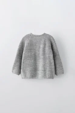 Niños ZARA 6 - 18 Meses·Conjuntos|6 - 18 Meses·Punto<JERSEY PUNTO PERLADO