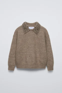 Niños ZARA 6 - 14 Años·Punto<JERSEY PUNTO PERLAS