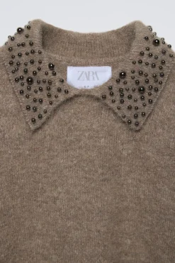 Niños ZARA 6 - 14 Años·Punto<JERSEY PUNTO PERLAS