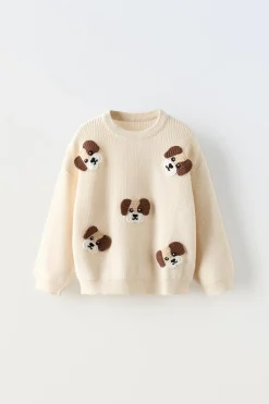 Niños ZARA 1½ - 6 Años·Punto|1½ - 6 Años·Punto<JERSEY PUNTO PERRITOS