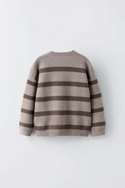 Niños ZARA 1½ - 6 Años·Punto|1½ - 6 Años·Punto<JERSEY PUNTO RAYAS BOLSILLO