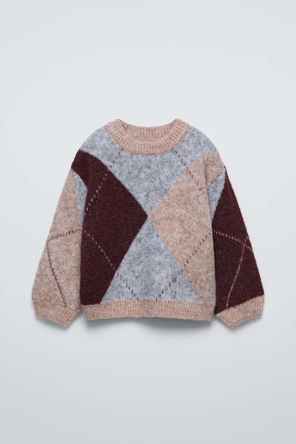 Niños ZARA 1½ - 6 Años·Punto<JERSEY PUNTO ROMBOS