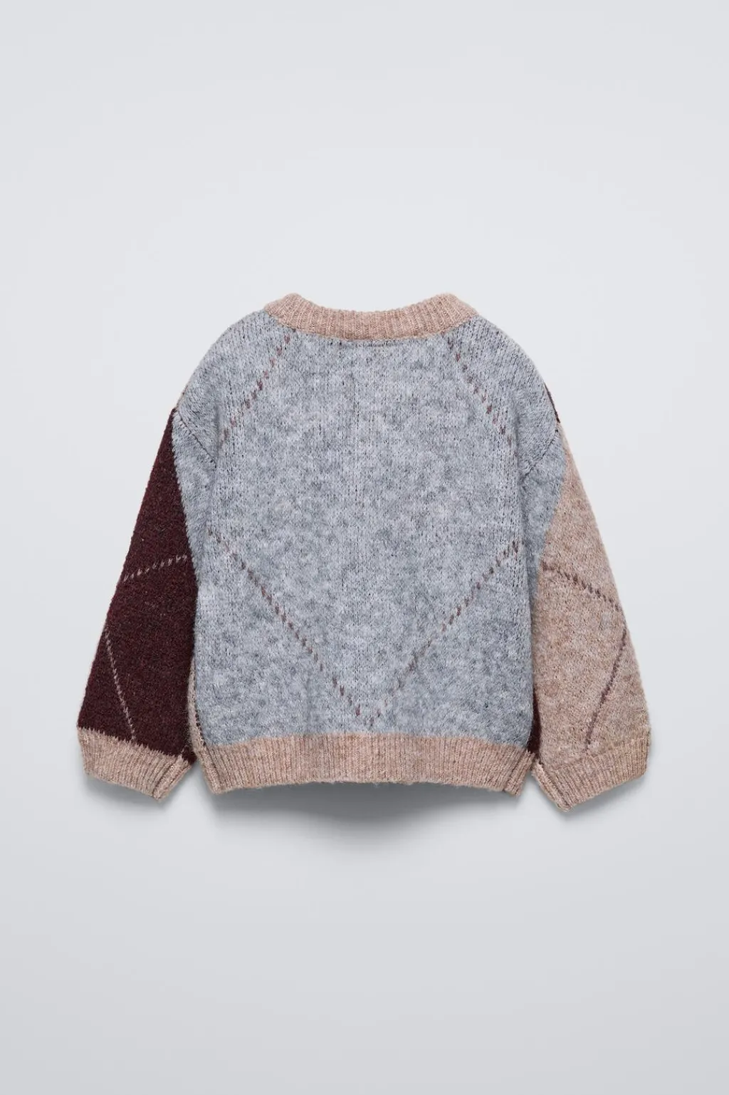Niños ZARA 1½ - 6 Años·Punto<JERSEY PUNTO ROMBOS