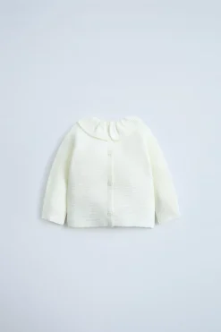 Niños ZARA 0 - 6 Meses·Punto|0 - 6 Meses·Básicos<JERSEY PUNTO VOLANTE