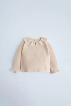 Niños ZARA 0 - 6 Meses·Punto|0 - 6 Meses·Básicos<JERSEY PUNTO VOLANTES