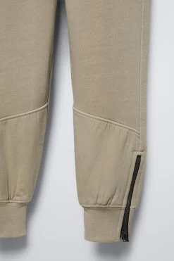 Niños ZARA 6 - 14 Años·Pantalones<JOGGER FELPA CREMALLERAS