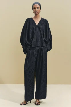 New KIMONO JACQUARD ZW COLLECTION Mujer Chaquetas / Cazadoras|Camisas / Blusas