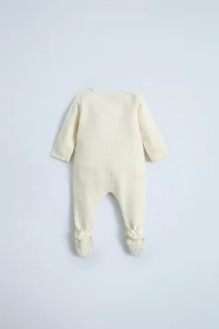 Niños ZARA 0 - 6 Meses·Punto|0 - 6 Meses·Básicos<KIMONO LARGO ALGODÓN SEDA