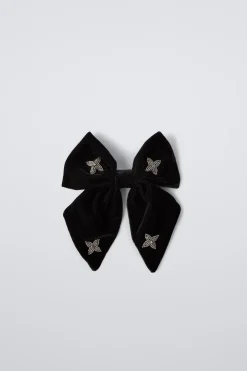 Niños ZARA 1½ - 6 Años·Accesorios|6 - 14 Años·Accesorios<LAZO PASADOR VELVET APLIQUE ABALORIOS