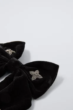 Niños ZARA 1½ - 6 Años·Accesorios|6 - 14 Años·Accesorios<LAZO PASADOR VELVET APLIQUE ABALORIOS