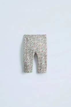 Niños ZARA 0 - 6 Meses·Leggings / Polainas|0 - 6 Meses·Homewear<LEGGING ESTAMPADO FLORECITAS