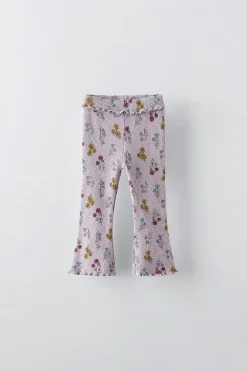 Niños ZARA 1½ - 6 Años·Pantalones|1½ - 6 Años·Leggings<LEGGING FLARE FLORES
