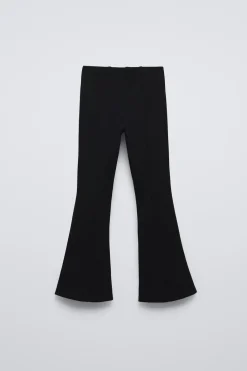 Niños ZARA 6 - 14 Años·Pantalones|6 - 14 Años·Leggings<LEGGING FLARE PUNTO ROMA