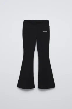 Niños ZARA 6 - 14 Años·Pantalones|6 - 14 Años·Leggings<LEGGING FLARE TEXTO
