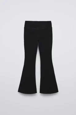 Niños ZARA 6 - 14 Años·Pantalones|6 - 14 Años·Leggings<LEGGING FLARE TEXTO
