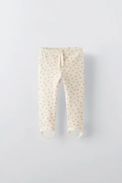 Niños ZARA 1½ - 6 Años·Pantalones|1½ - 6 Años·Leggings<LEGGING FUSEAU FLORES
