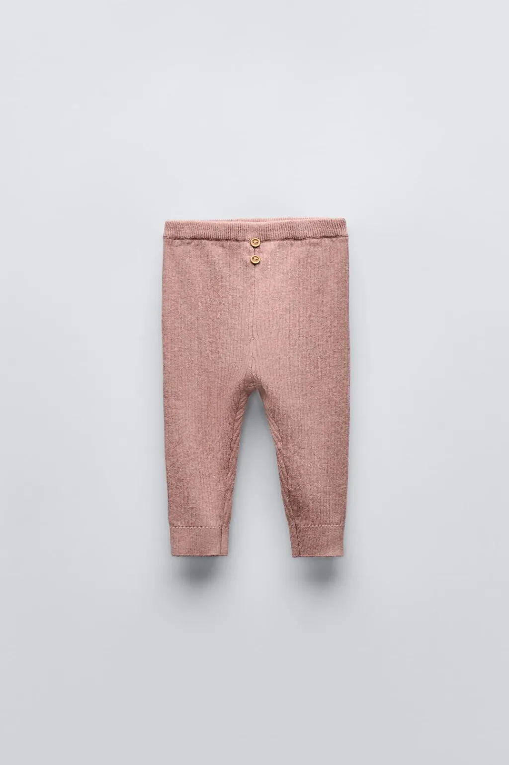 Niños ZARA 0 - 6 Meses·Punto|0 - 6 Meses·Leggings / Polainas<LEGGING RIB BOTONES