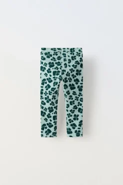 Niños ZARA 1½ - 6 Años·Pantalones|1½ - 6 Años·Leggings<LEGGING RIB ESTAMPADO