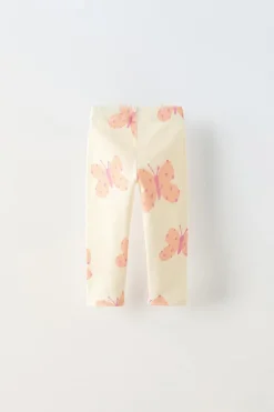 Niños ZARA 1½ - 6 Años·Pantalones|1½ - 6 Años·Leggings<LEGGING RIB ESTAMPADO
