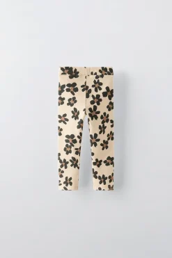 Niños ZARA 1½ - 6 Años·Pantalones|1½ - 6 Años·Leggings<LEGGING RIB ESTAMPADO