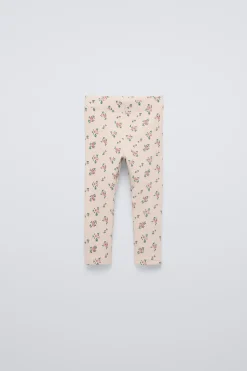 Niños ZARA 1½ - 6 Años·Pantalones|1½ - 6 Años·Leggings<LEGGING RIB ESTAMPADO