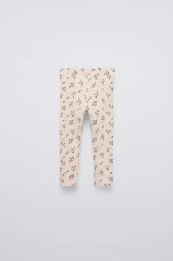Niños ZARA 1½ - 6 Años·Pantalones|1½ - 6 Años·Leggings<LEGGING RIB ESTAMPADO
