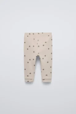 Niños ZARA 6 - 18 Meses·Pantalones / Leggings<LEGGING RIB ESTRELLAS