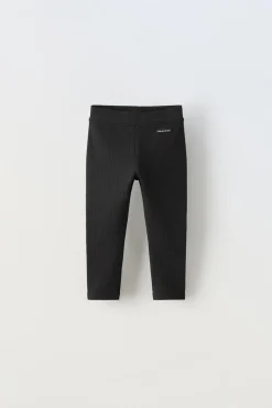 Niños ZARA 1½ - 6 Años·Pantalones|1½ - 6 Años·Leggings<LEGGING RIB ETIQUETA