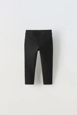 Niños ZARA 1½ - 6 Años·Pantalones|1½ - 6 Años·Leggings<LEGGING RIB ETIQUETA