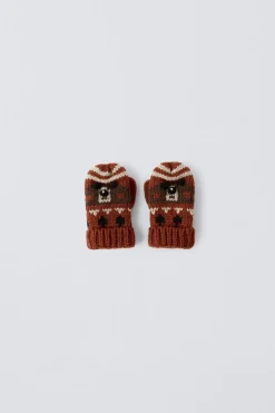 Niños ZARA 1½ - 6 Años·Accesorios|1½ - 6 Años·Accesorios<MANOPLAS PUNTO OSITOS
