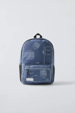 Niños ZARA 6 - 14 Años·Bolsos / Mochilas|6 - 14 Años·Bolsos / Mochilas<MINI MOCHILA TEXTO