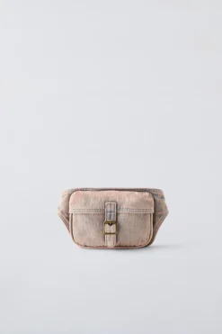 Niños ZARA 6 - 14 Años·Bolsos / Mochilas<MINI RIÑONERA DESGASTADA