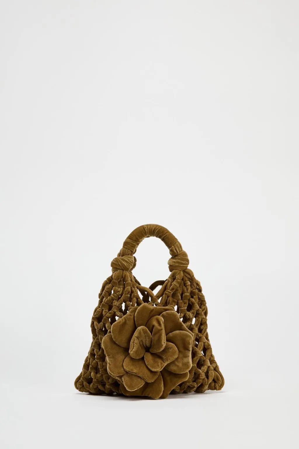 Sale MINI SACA TERCIOPELO FLOR Mujer Bolsos