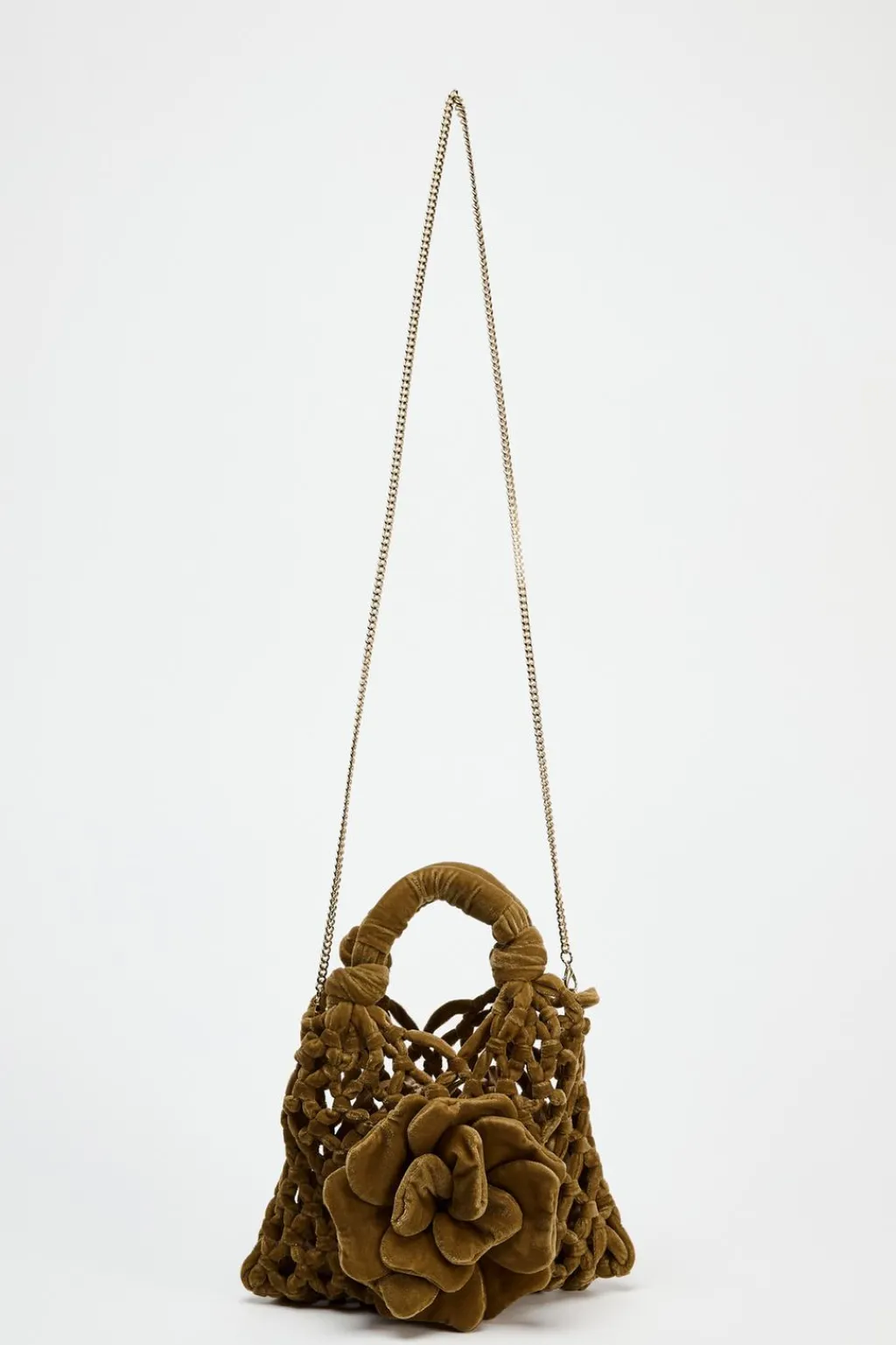 Sale MINI SACA TERCIOPELO FLOR Mujer Bolsos