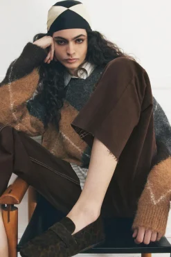 Clearance MOCASÍN ESTAMPADO ANIMAL PELO Mujer Zapatos