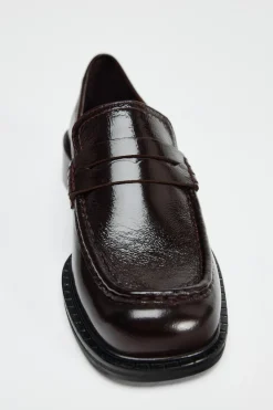 Clearance MOCASÍN PUNTA CUADRADA PIEL Mujer Zapatos