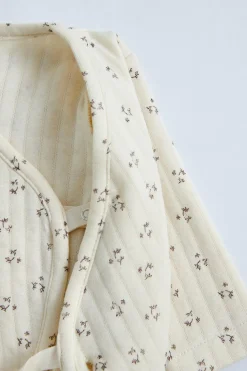 Niños ZARA 0 - 6 Meses·Homewear|0 - 6 Meses·Básicos<MONO ACOLCHADO FLORES