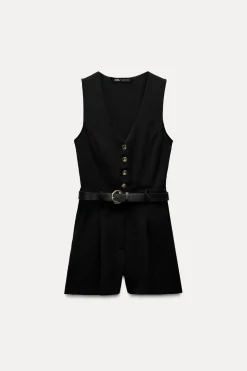 Best MONO CORTO CINTURÓN Mujer Vestidos