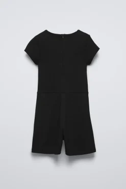 Niños ZARA 6 - 14 Años·Vestidos / Monos<MONO CORTO LAZOS