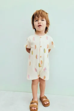 Niños ZARA 6 - 18 Meses·Vestidos / Monos<MONO CORTO TABLAS SURF