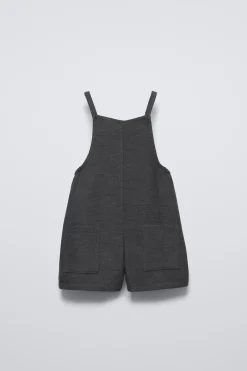Niños ZARA 1½ - 6 Años·Vestidos / Petos|1½ - 6 Años·Faldas / Bermudas<MONO CORTO TIRANTES LAZOS