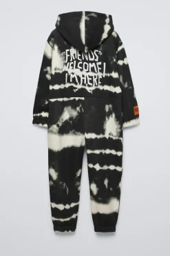 Niños ZARA 6 - 14 Años·Sudaderas|6 - 14 Años·Pantalones<MONO ESTAMPADO CALAVERA
