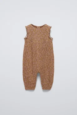 Niños ZARA 6 - 18 Meses·Vestidos / Monos<MONO ESTAMPADO FLORES