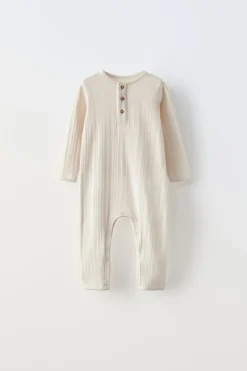 Niños ZARA 0 - 6 Meses·Ropa Interior / Pijamas|0 - 6 Meses·Homewear<MONO PUNTO POINTELLE