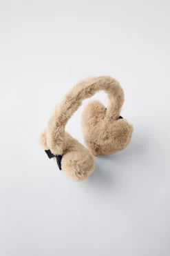 Niños ZARA 1½ - 6 Años·Accesorios|6 - 14 Años·Accesorios<OREJERAS EFECTO PELO CORAZÓN LACITOS